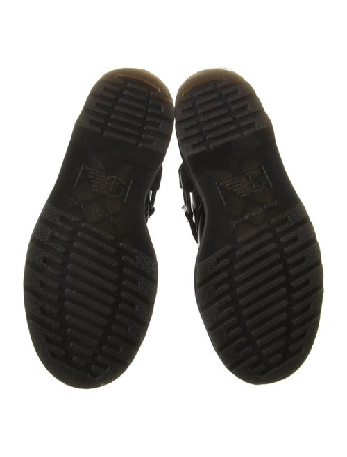 Dr. Martens Patent Leather Leather Trim Embellishment Combat Boots