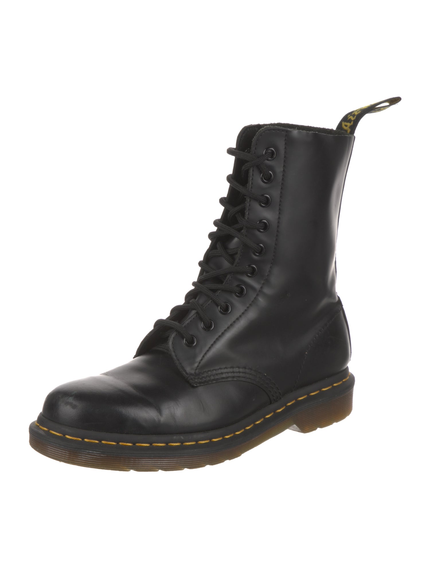 Dr. Martens Leather Combat Boots
