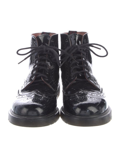 Dr. Martens Patent Leather Lace-Up Boots