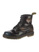 Dr. Martens Patent Leather Tie-Dye Print Combat Boots