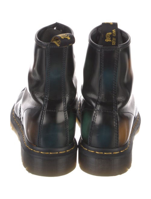 Dr. Martens Patent Leather Tie-Dye Print Combat Boots