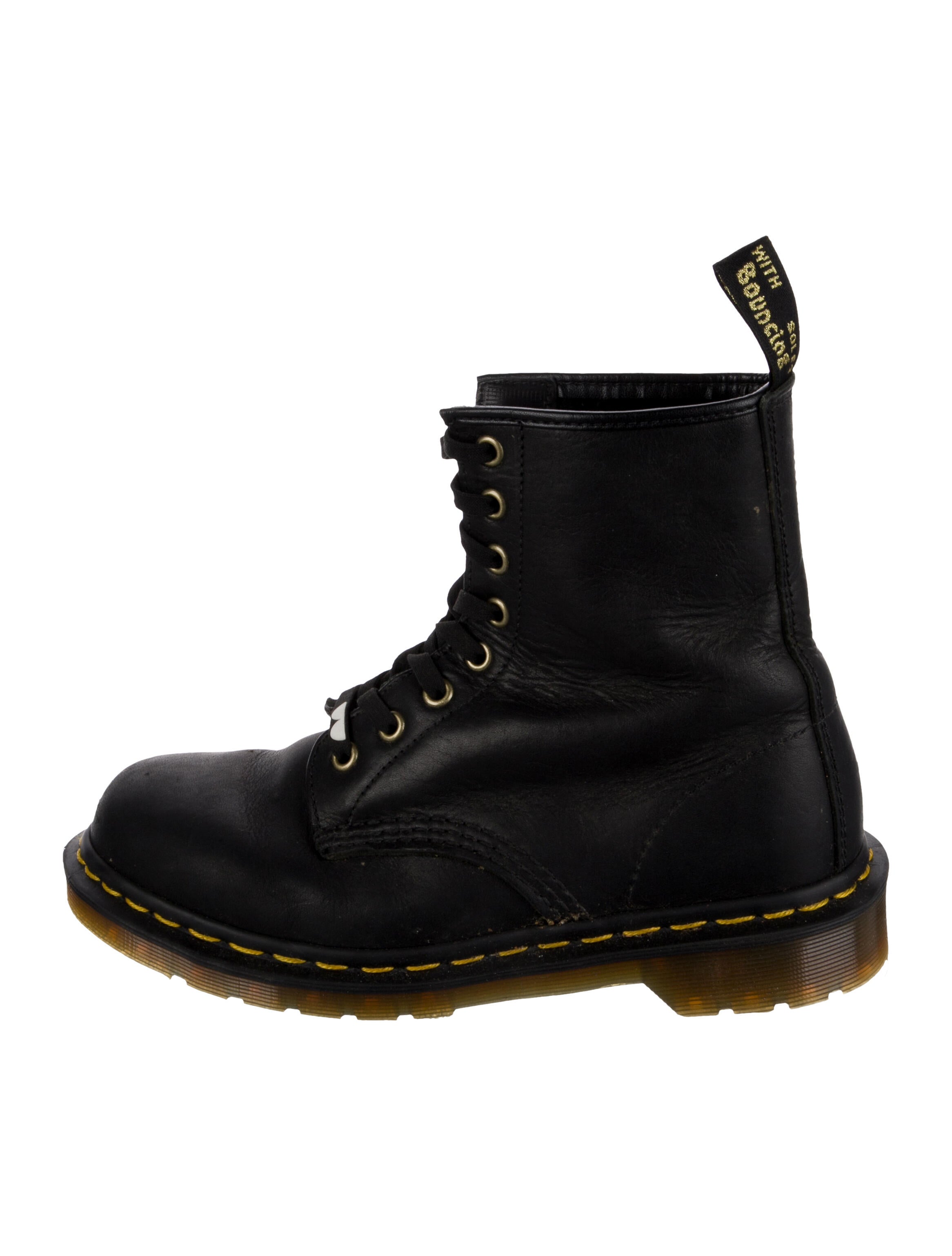 Dr. Martens Leather Combat Boots