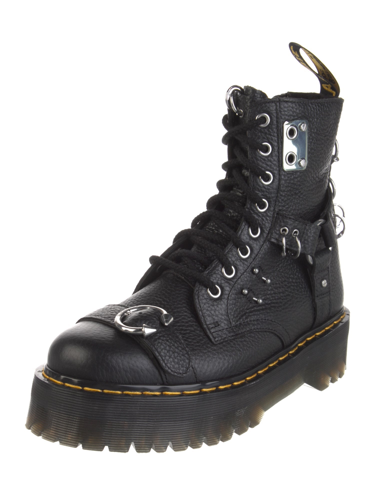 Dr. Martens Leather Combat Boots