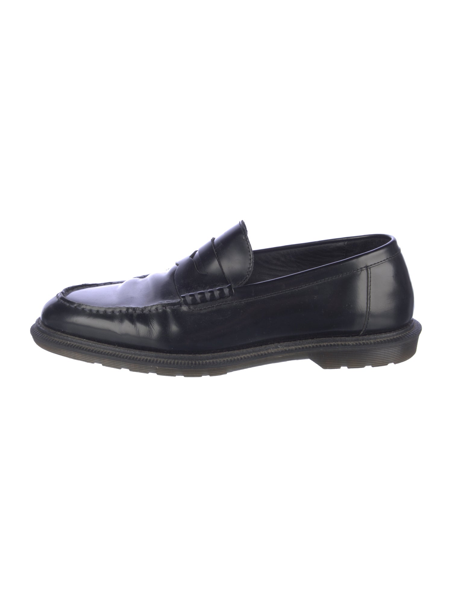 Dr. Martens Leather Tassel Accents Dress Loafers