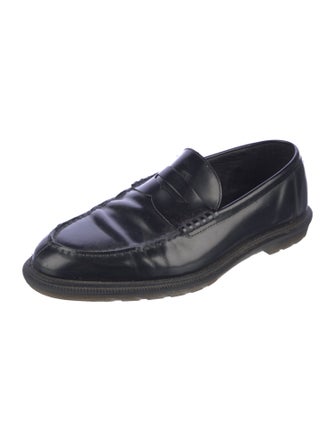 Dr. Martens Leather Tassel Accents Dress Loafers