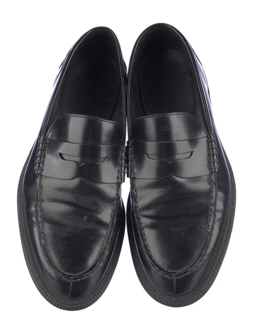 Dr. Martens Leather Tassel Accents Dress Loafers