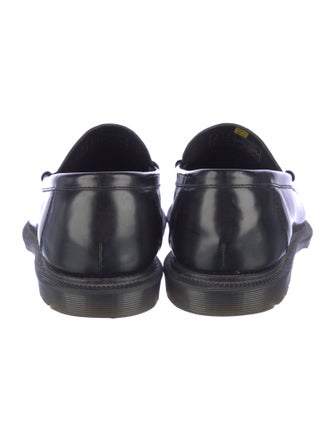 Dr. Martens Leather Tassel Accents Dress Loafers