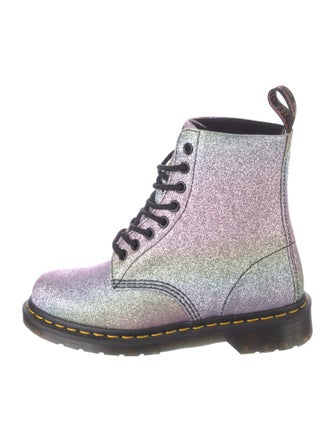 Dr. Martens Glitter Tie-Dye Print Combat Boots
