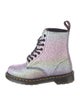 Dr. Martens Glitter Tie-Dye Print Combat Boots