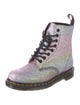 Dr. Martens Glitter Tie-Dye Print Combat Boots