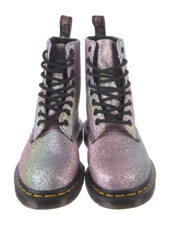 Dr. Martens Glitter Tie-Dye Print Combat Boots