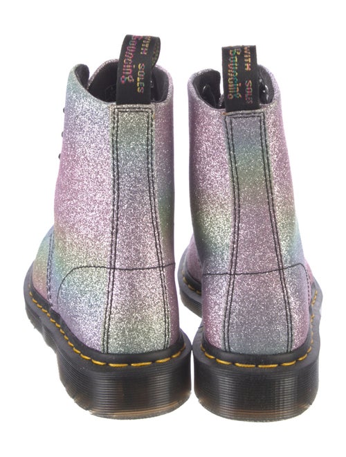 Dr. Martens Glitter Tie-Dye Print Combat Boots