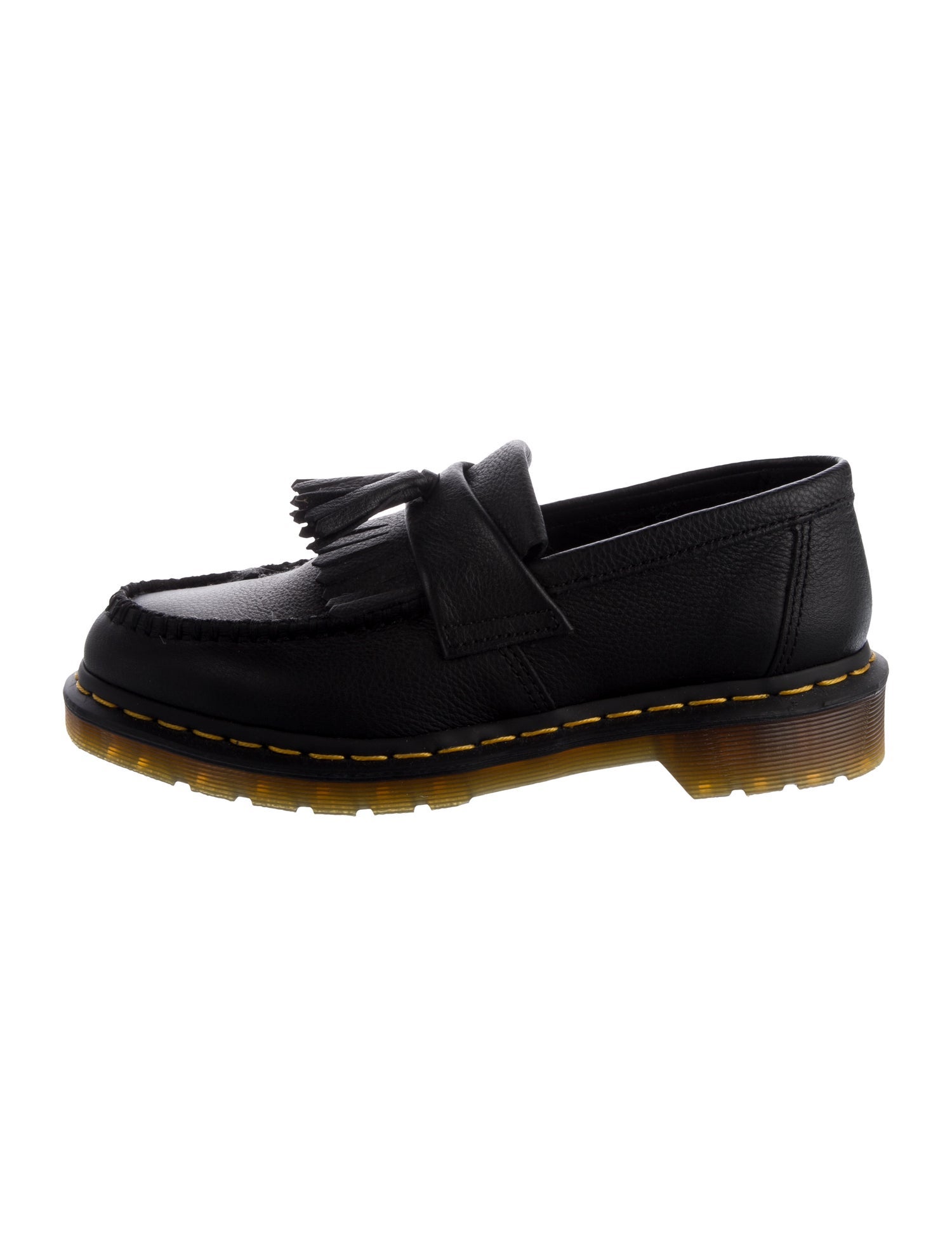 Dr. Martens Leather Tassel Accents Loafers