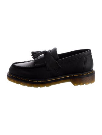 Dr. Martens Leather Tassel Accents Loafers