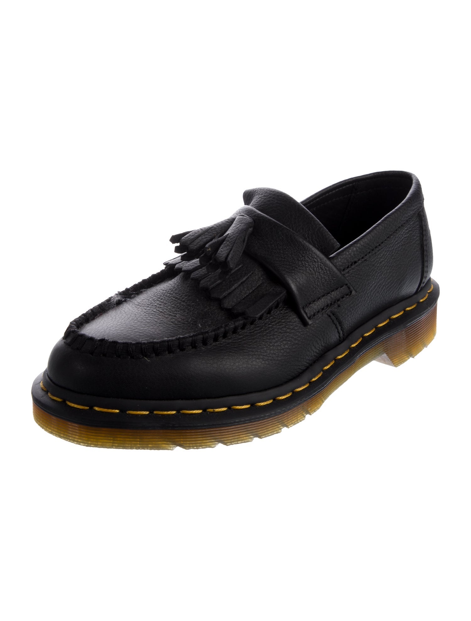 Dr. Martens Leather Tassel Accents Loafers