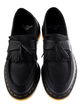Dr. Martens Leather Tassel Accents Loafers
