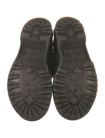 Dr. Martens Leather Fur Trim Chelsea Boots