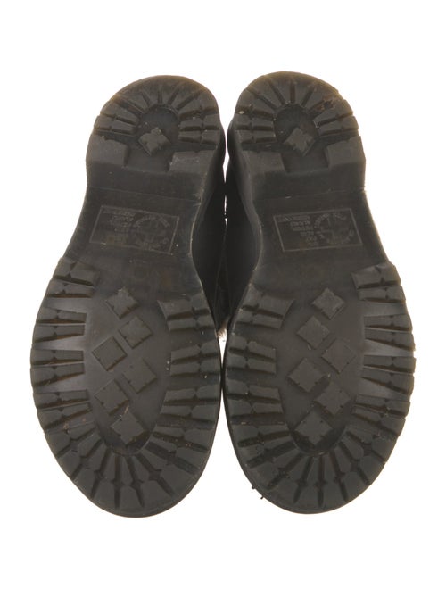 Dr. Martens Leather Fur Trim Chelsea Boots