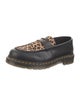 Dr. Martens Leather Animal Print Loafers