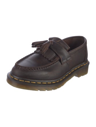 Dr. Martens Leather Tassel Accents Loafers