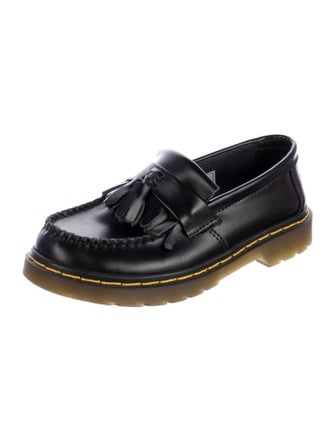 Dr. Martens Patent Leather Fringe Trim Accent Loafers