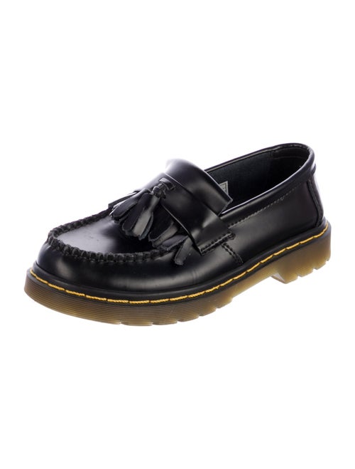 Dr. Martens Patent Leather Fringe Trim Accent Loafers