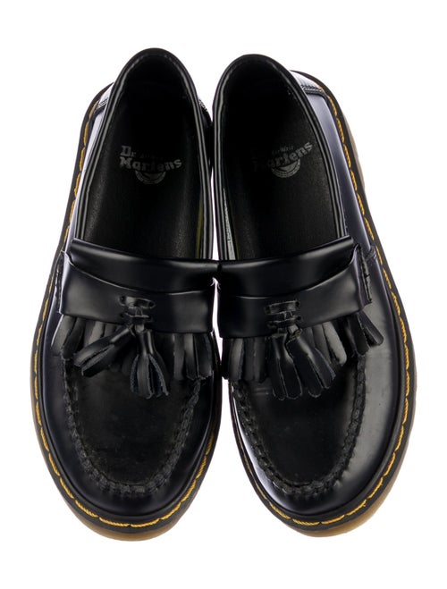 Dr. Martens Patent Leather Fringe Trim Accent Loafers