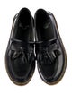 Dr. Martens Patent Leather Fringe Trim Accent Loafers