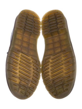 Dr. Martens Patent Leather Fringe Trim Accent Loafers