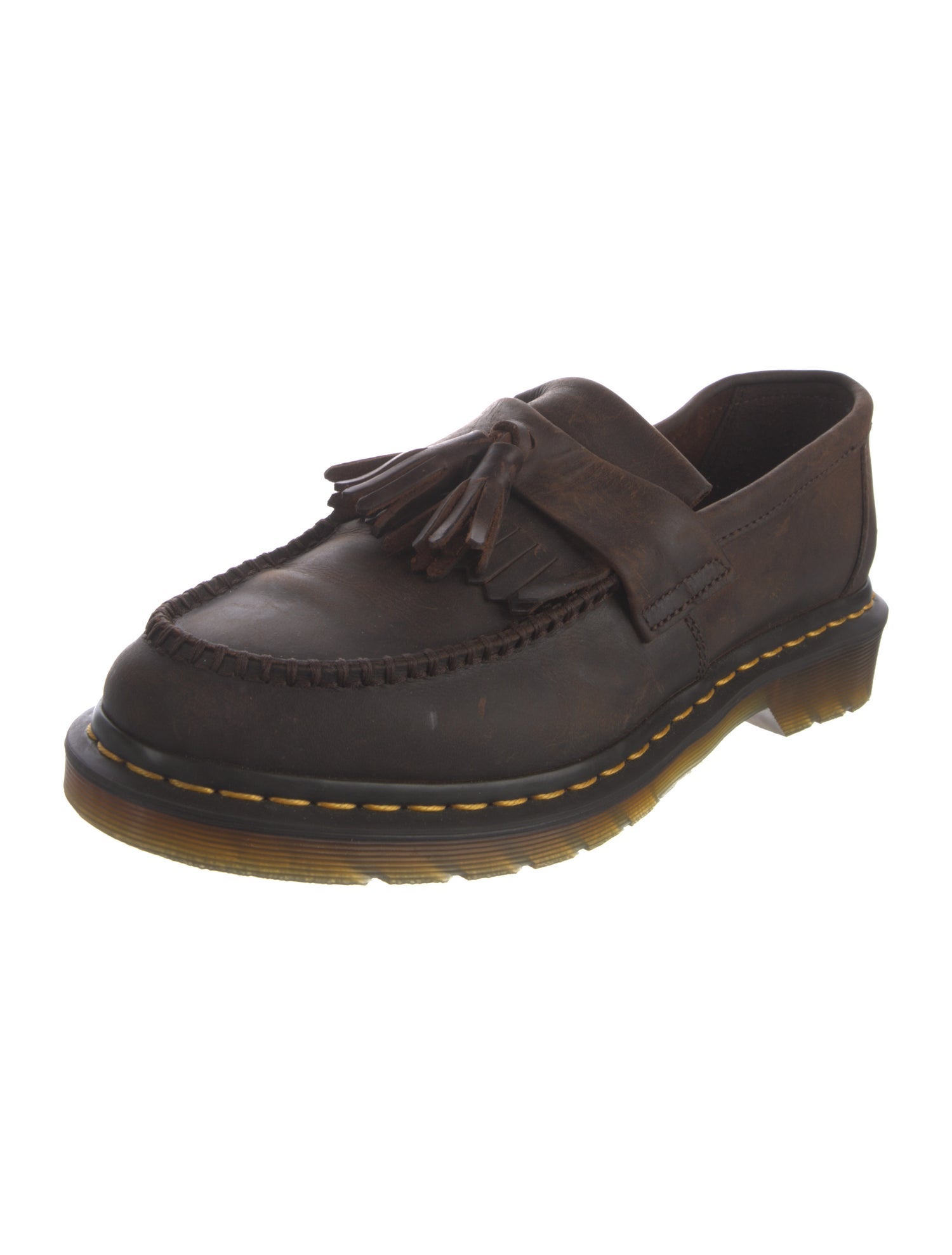 Dr. Martens Leather Tassel Accents Loafers