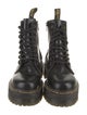 Dr. Martens Patent Leather Printed Combat Boots