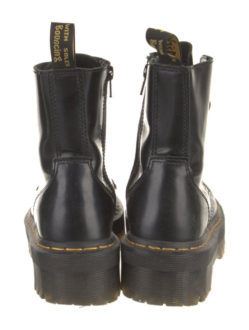 Dr. Martens Patent Leather Printed Combat Boots