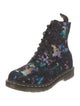 Dr. Martens Suede Printed Combat Boots