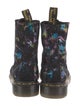 Dr. Martens Suede Printed Combat Boots
