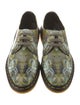 Dr. Martens Leather Printed Derby Shoes