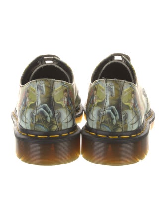 Dr. Martens Leather Printed Derby Shoes