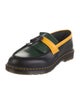 Dr. Martens Leather Colorblock Pattern Loafers