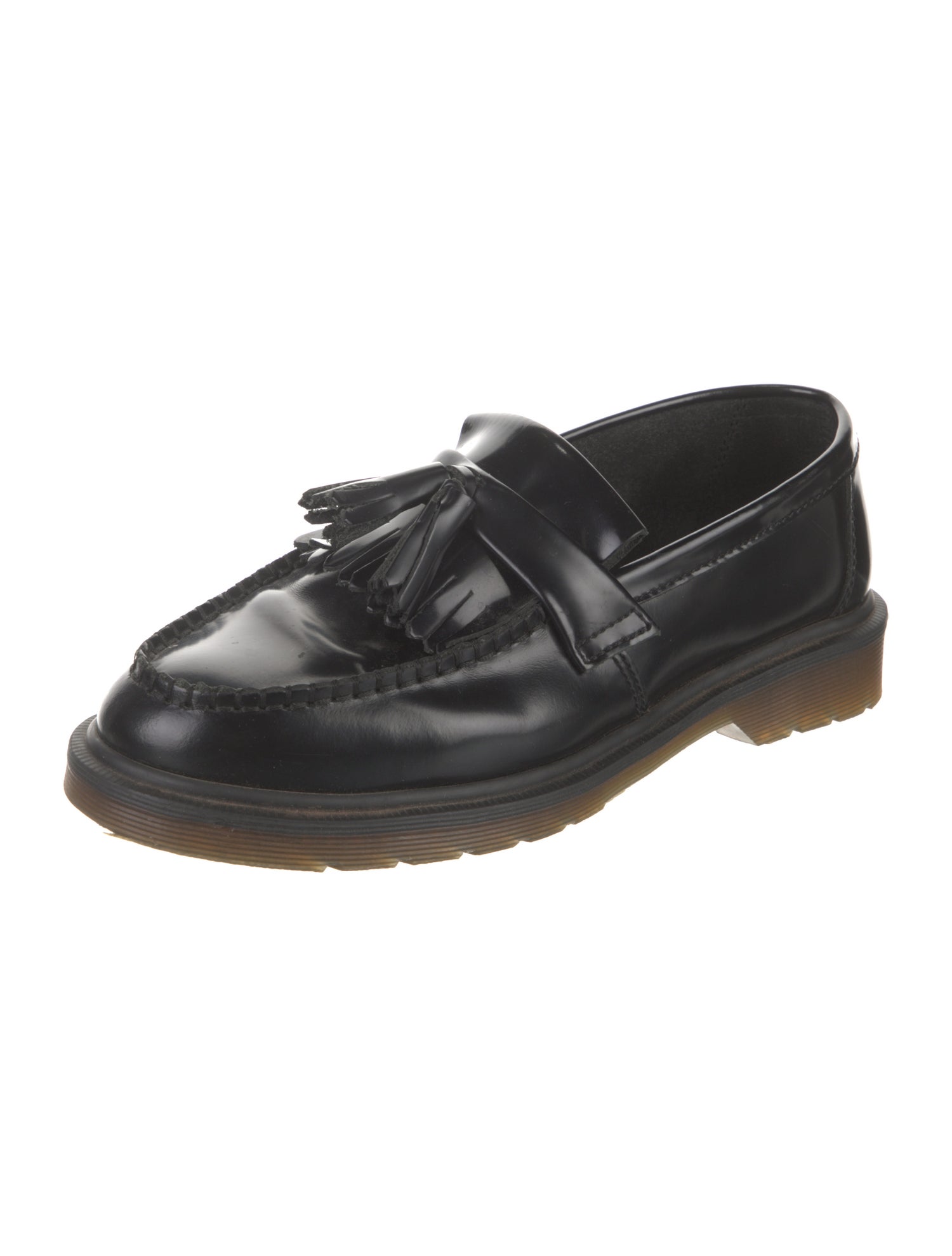Dr. Martens Leather Tassel Accents Loafers