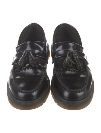 Dr. Martens Leather Tassel Accents Loafers