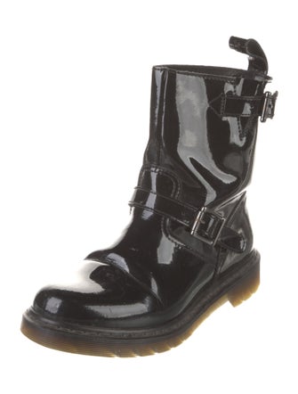 Dr. Martens Patent Leather Combat Boots