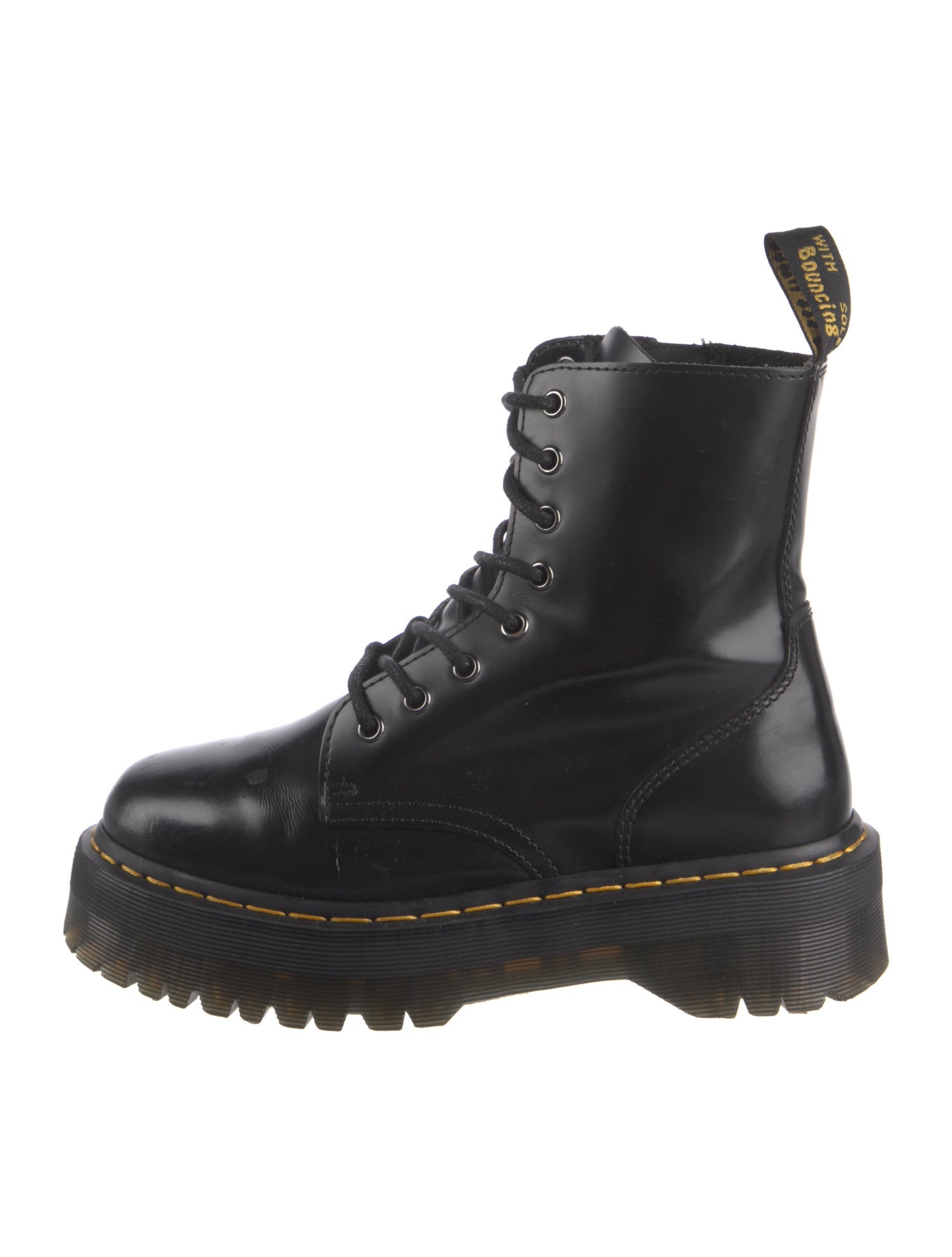 Dr. Martens Patent Leather Combat Boots