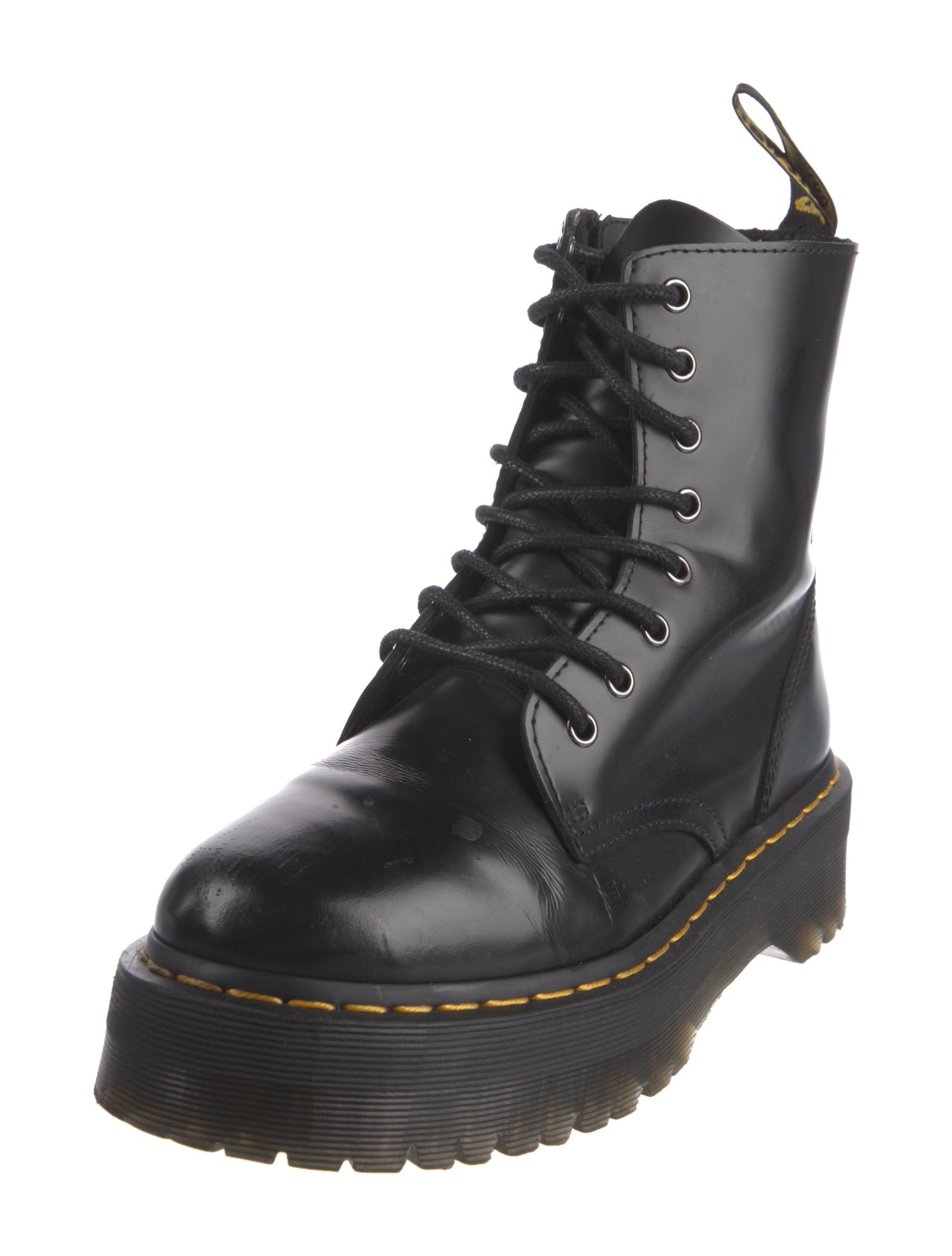 Dr. Martens Patent Leather Combat Boots