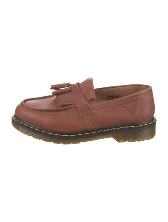 Dr. Martens Leather Tassel Accents Boat Shoes