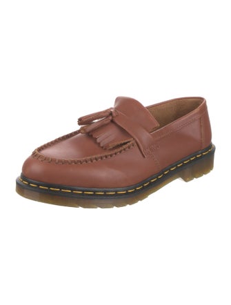 Dr. Martens Leather Tassel Accents Boat Shoes