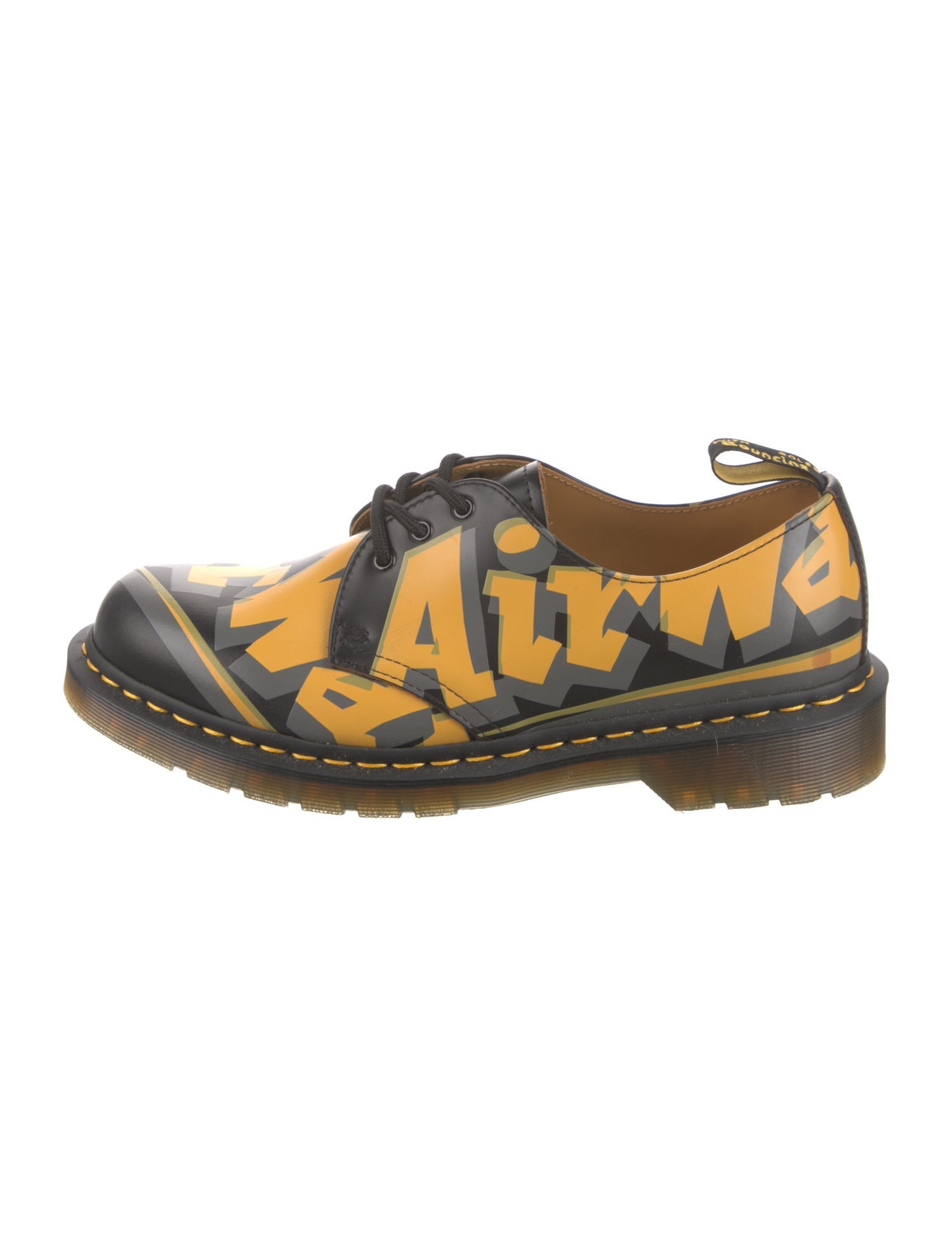 Dr. Martens Leather Printed Boat Shoes