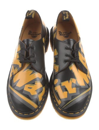 Dr. Martens Leather Printed Boat Shoes