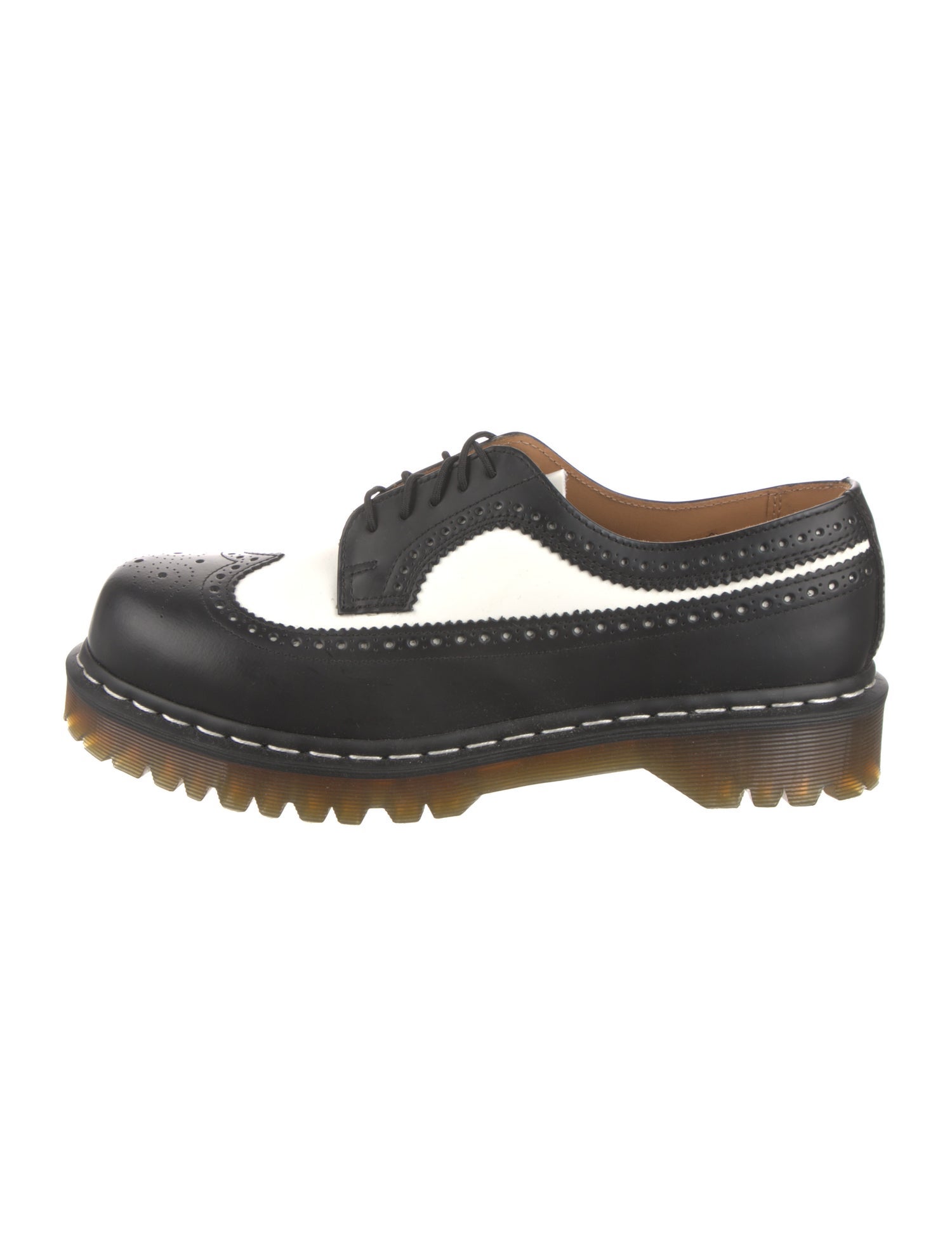 Dr. Martens Leather Colorblock Pattern Spectators
