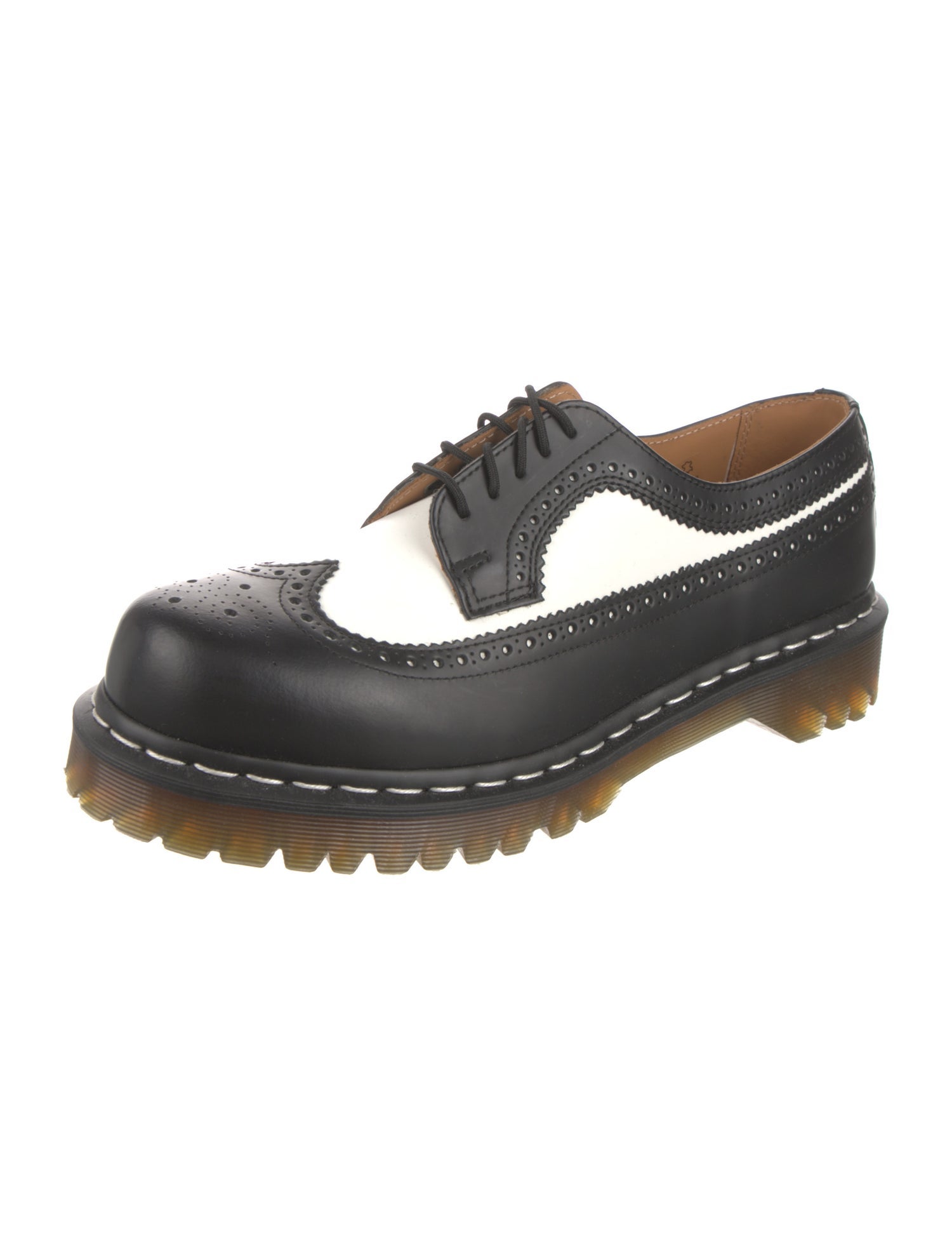 Dr. Martens Leather Colorblock Pattern Spectators