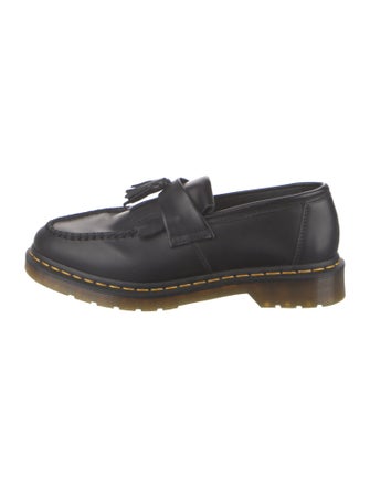 Dr. Martens Leather Tassel Accents Loafers