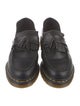 Dr. Martens Leather Tassel Accents Loafers